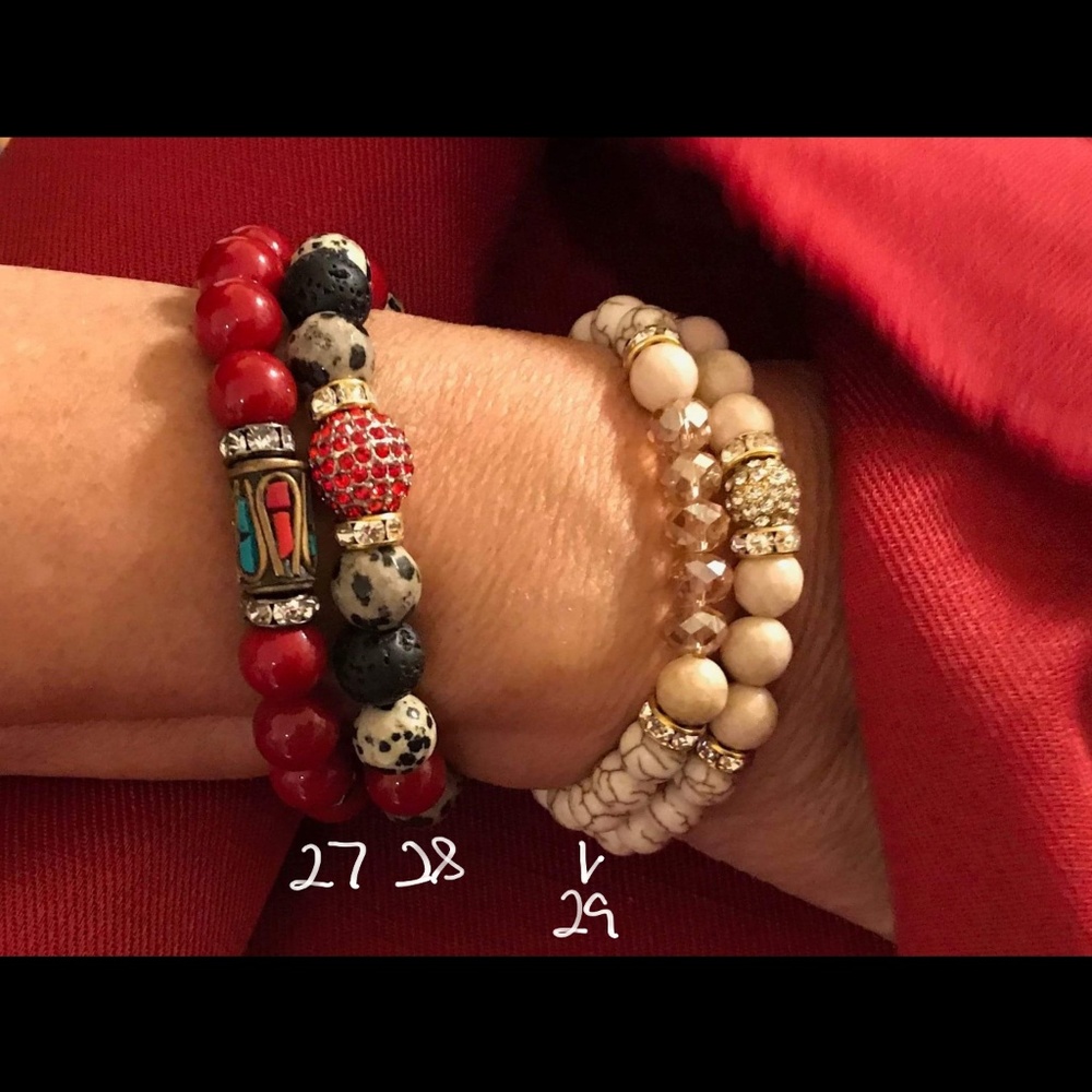 Beaded Stackable Bracelets - Picture 4 of 7